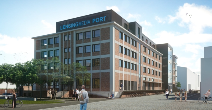 Dortmunder Hafen Lensing Media Port Rendering Visualisierung