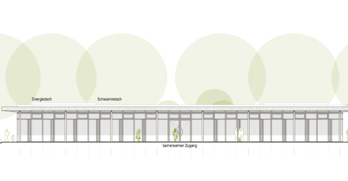 Ansicht Nord - Euregio Geschäftsstelle Gronau | SHA Scheffler Helbich Architekten