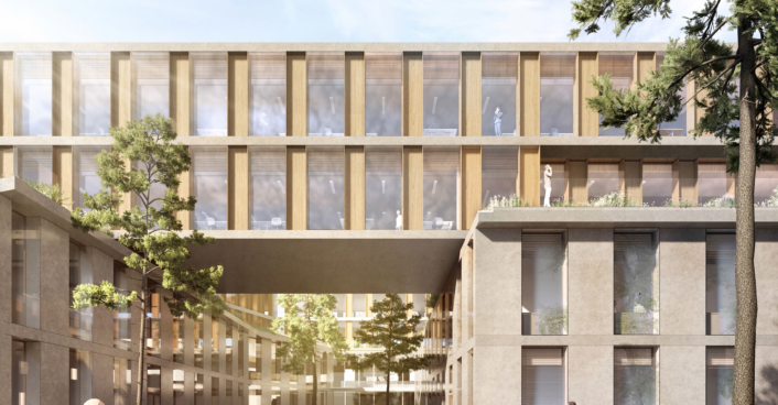 Außenperspektive Universität Kassel | SHA Scheffler Helbich Architekten