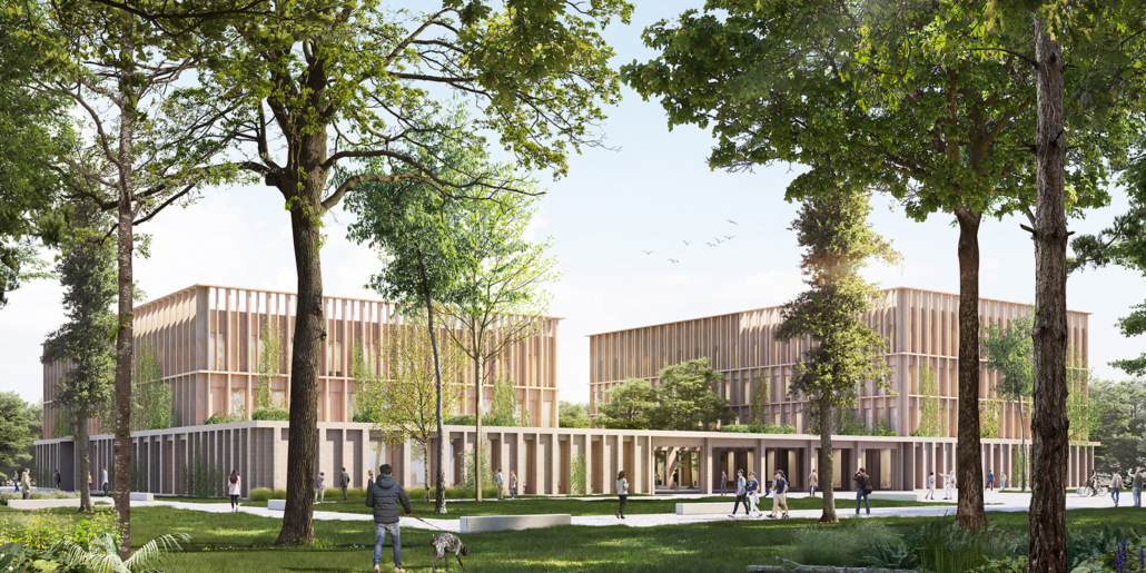 Entwurf der Geschäftsstelle in Stolpe Realisierungswettbewerb