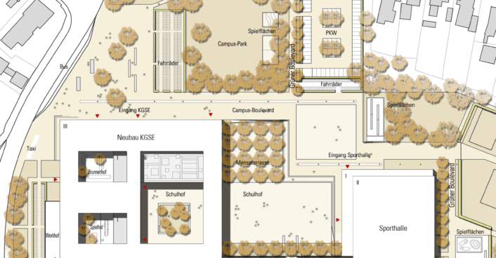 Lageplan Gesamtschule Elmshorn