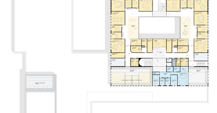 OG Grundriss - Neubau einer Förderschule in Lünen | SHA Scheffler Helbich Architekten